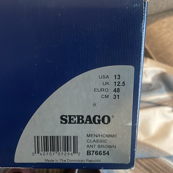 Men’s Sebago loafers “genuine handsewns” US size 13 - Picture 2 of 5